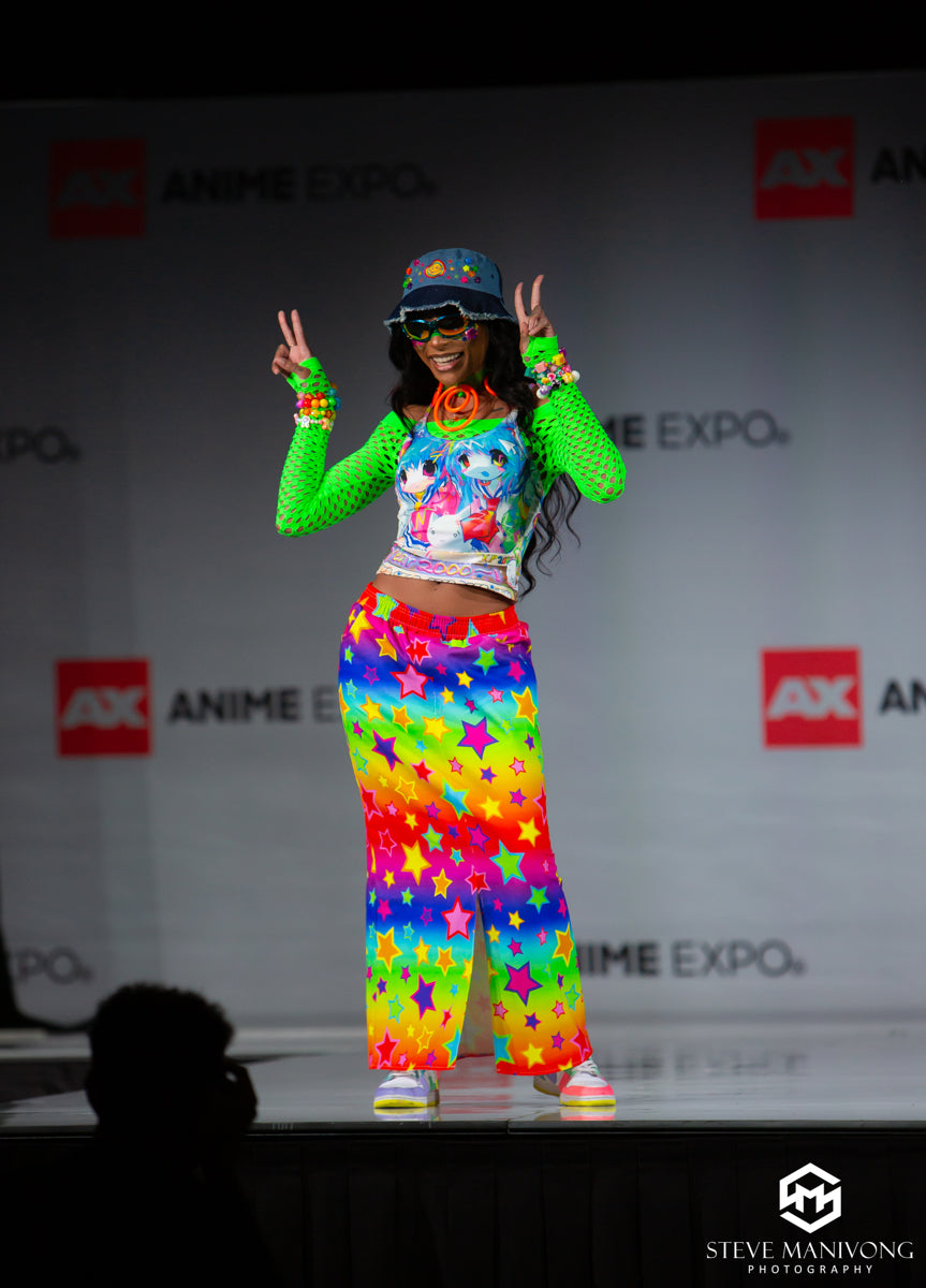 Rainbow Explosion Maxi Skirt