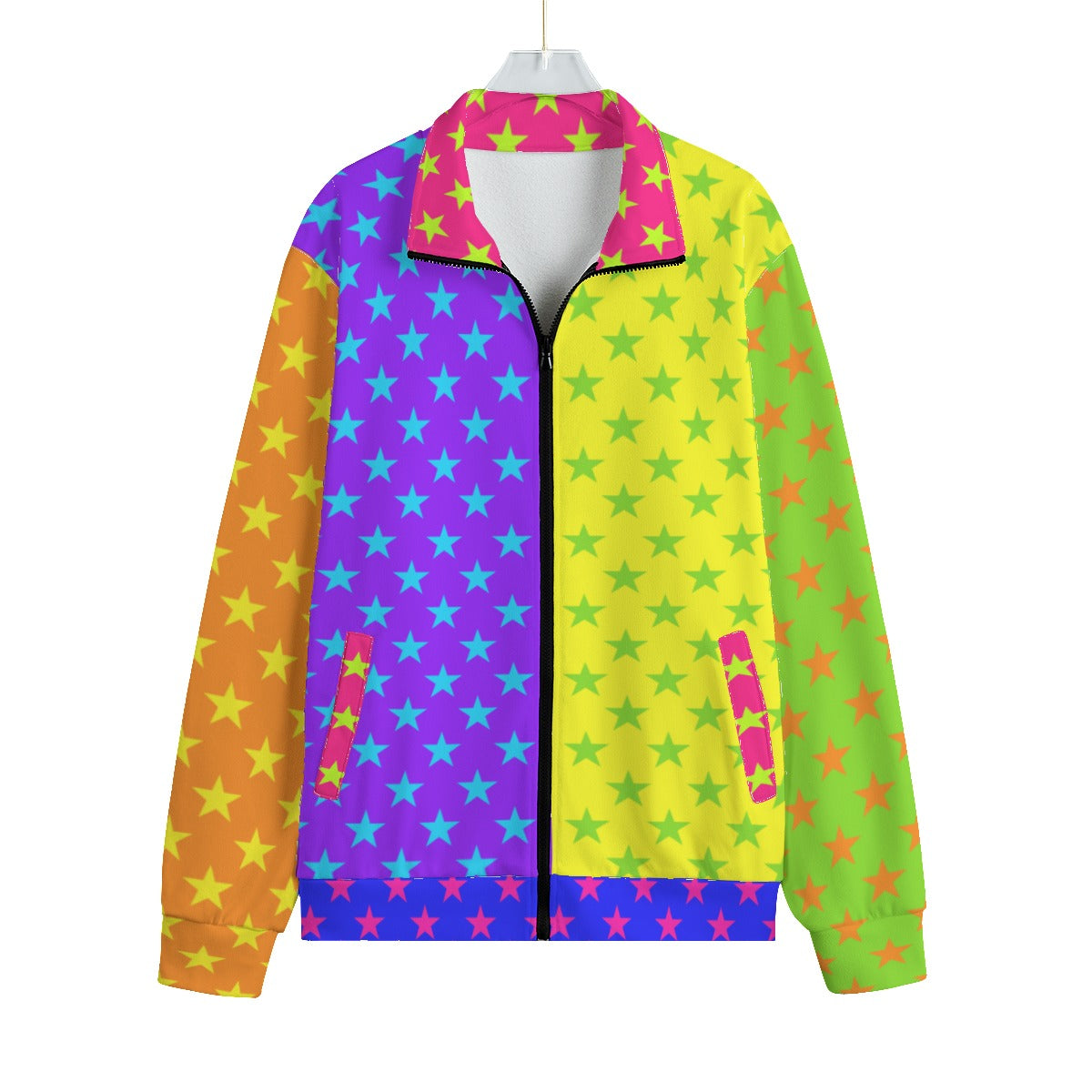 Colorful Stars Fleece Jacket