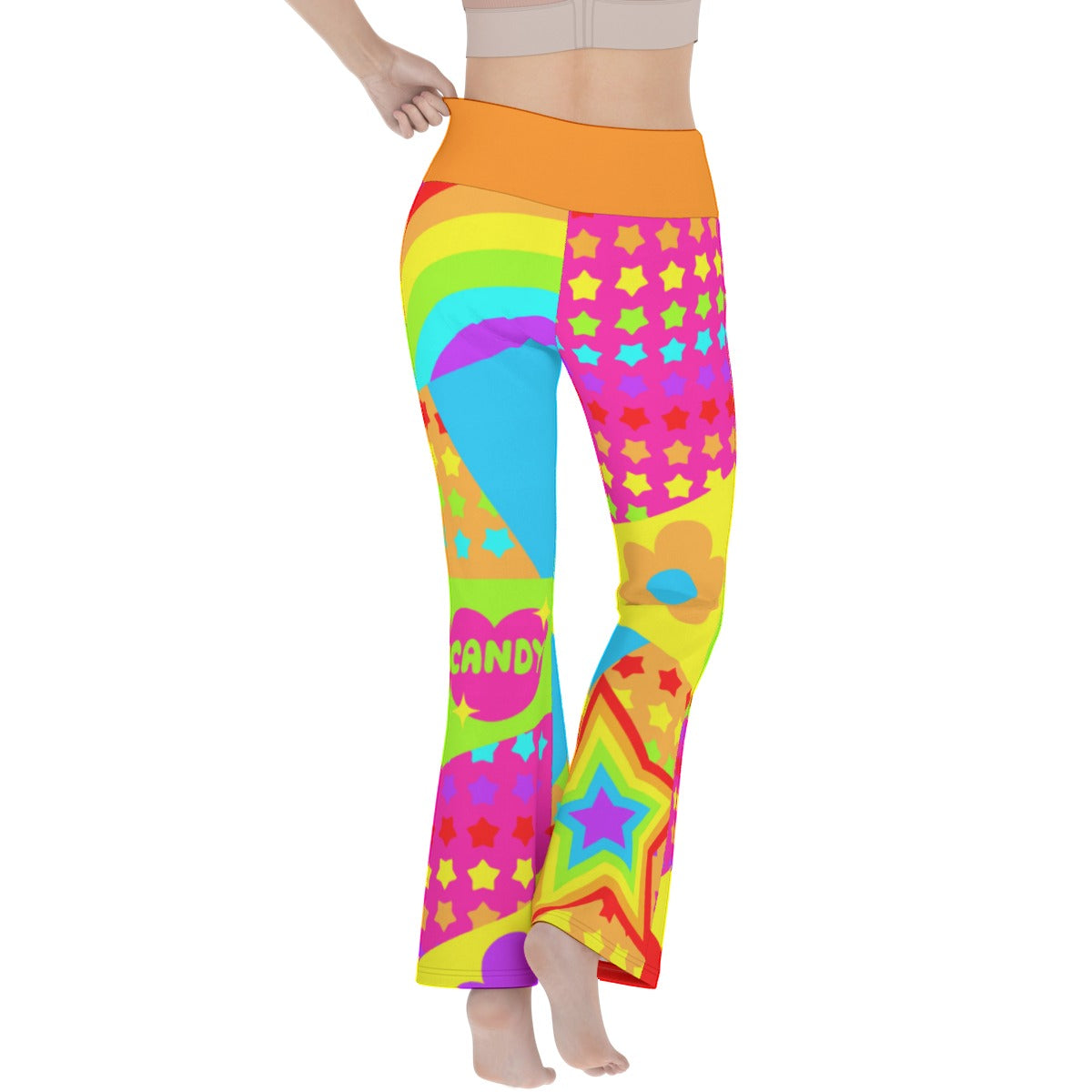 Candy Star Stretchy Flare Pants