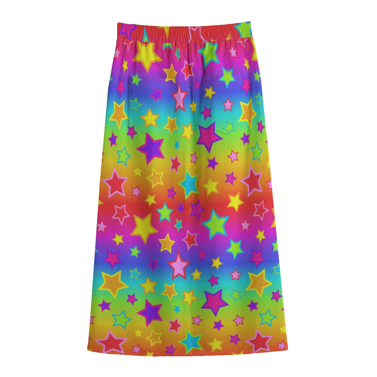 Rainbow Explosion Maxi Skirt