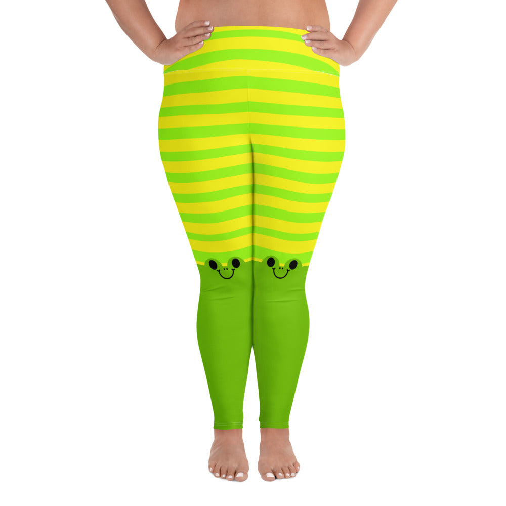 Long Frog Plus Size Leggings