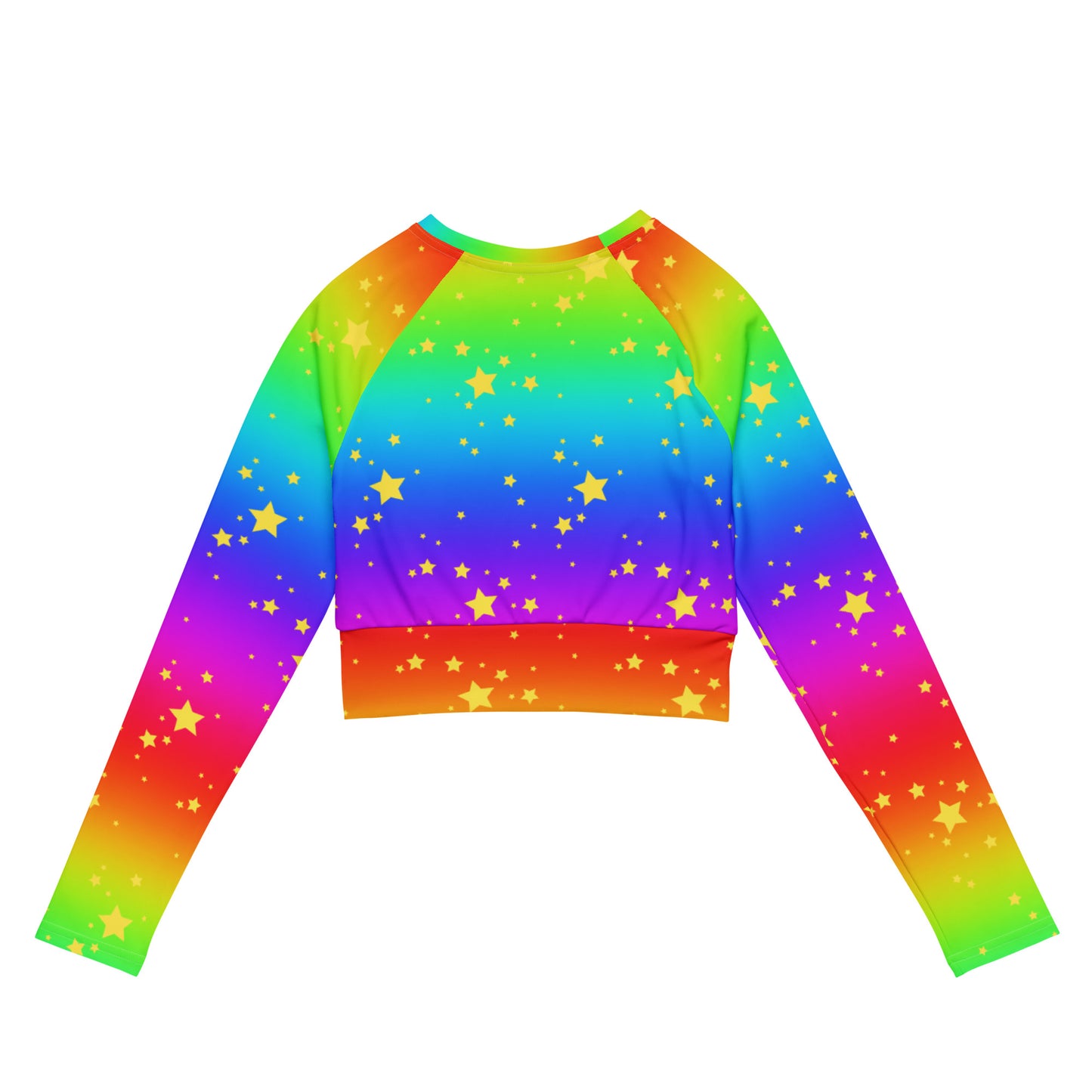 Happy Smile Long-Sleeve Crop Top
