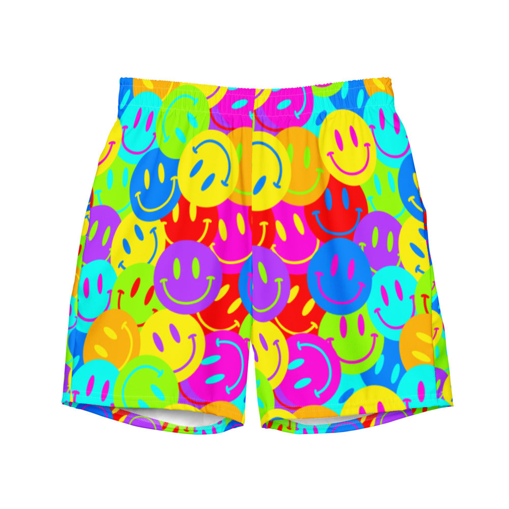 Neon Smile Long Shorts