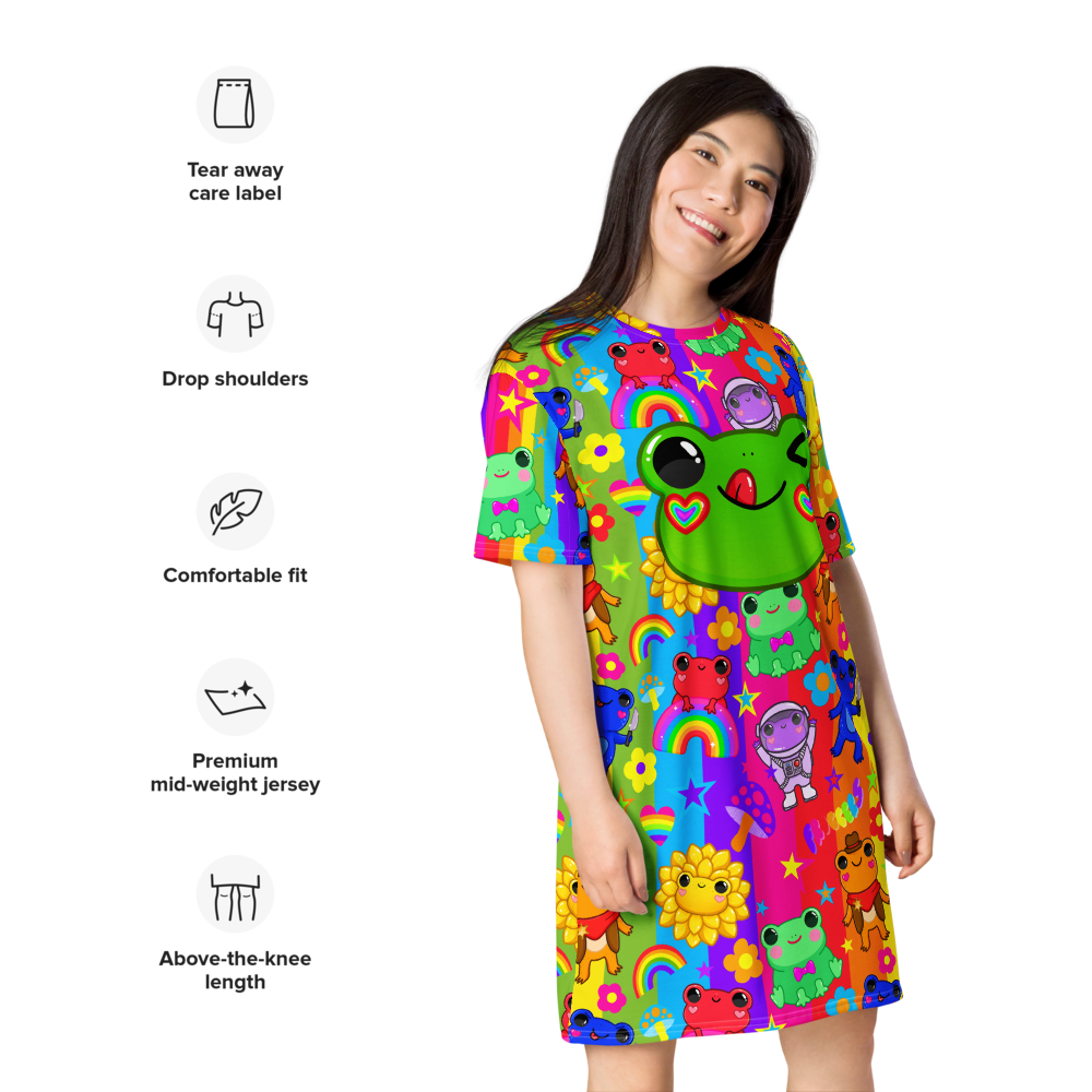 Froggers T-Shirt Dress