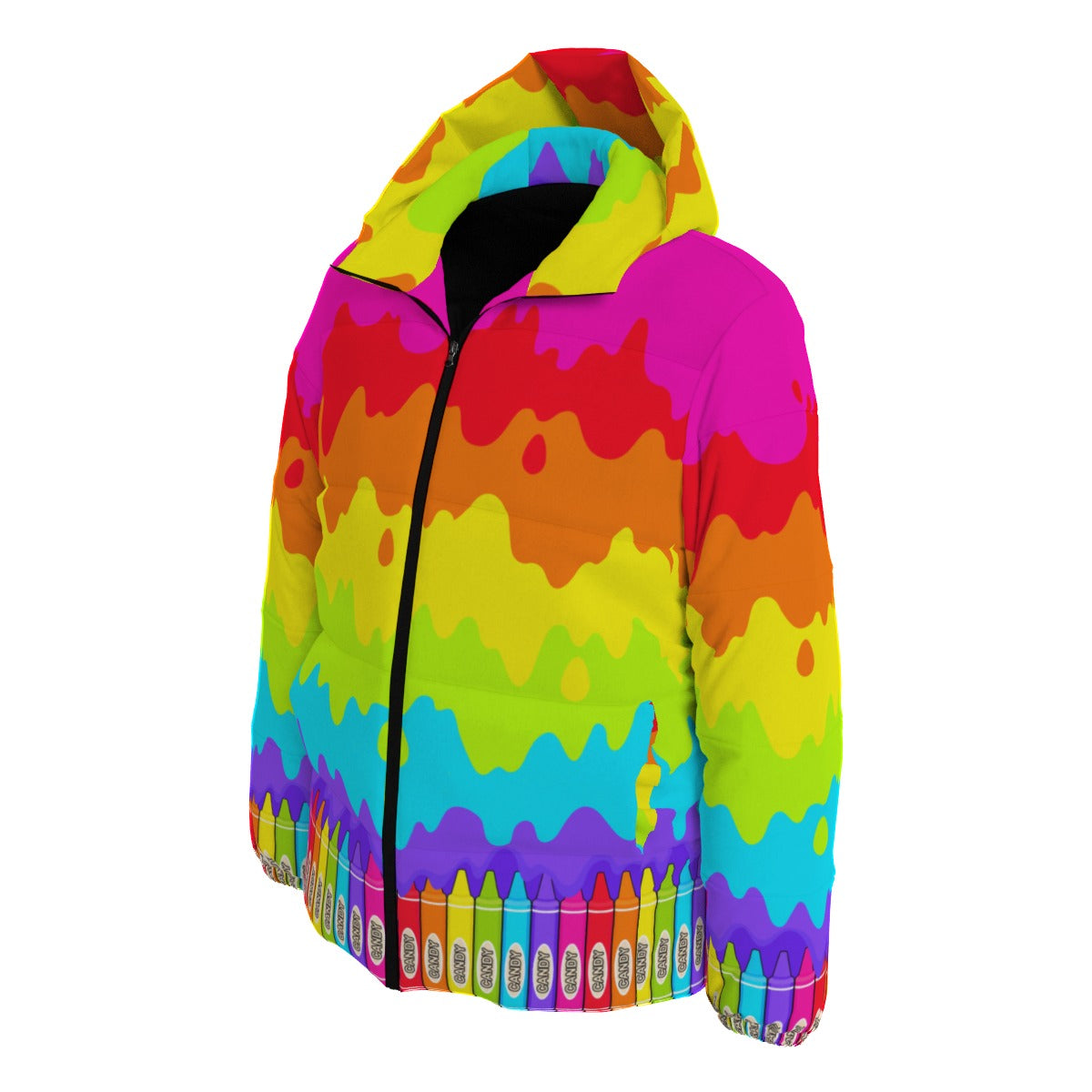 Crayon Melt Puffer Jacket