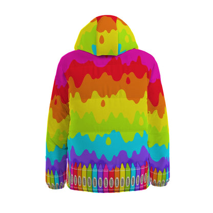 Crayon Melt Puffer Jacket