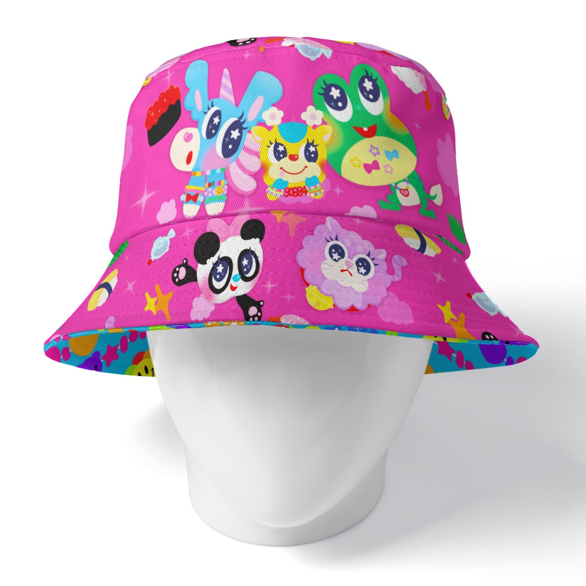 90884 x CANDY☆TRAP Double Sided Bucket Hat