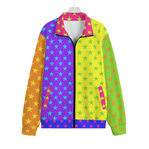 Colorful Stars Fleece Jacket