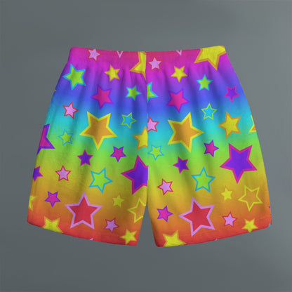 Rainbow Bunny Inspired Fuzzy Shorts