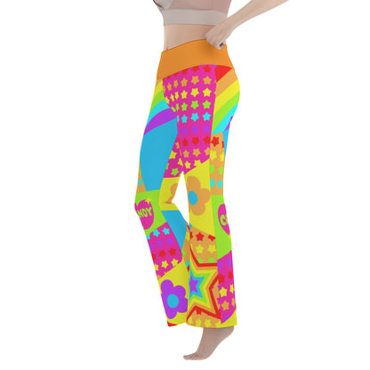 Candy Star Stretchy Flare Pants